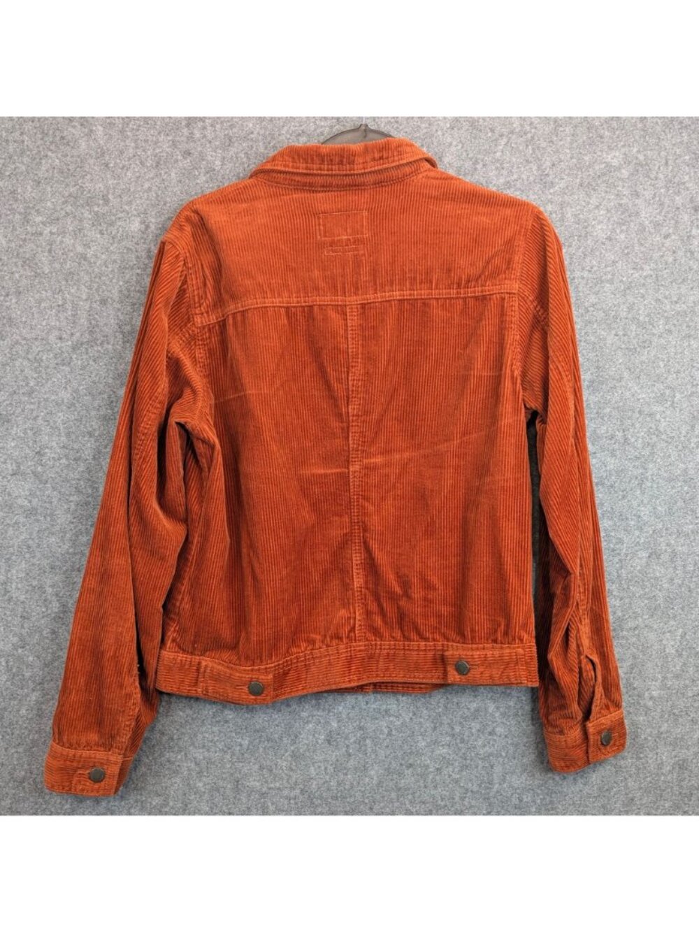 Universal Thread Freeborn Womens Corduroy Jacket Rust Orange Size M Snap Button - Picture 8 of 9